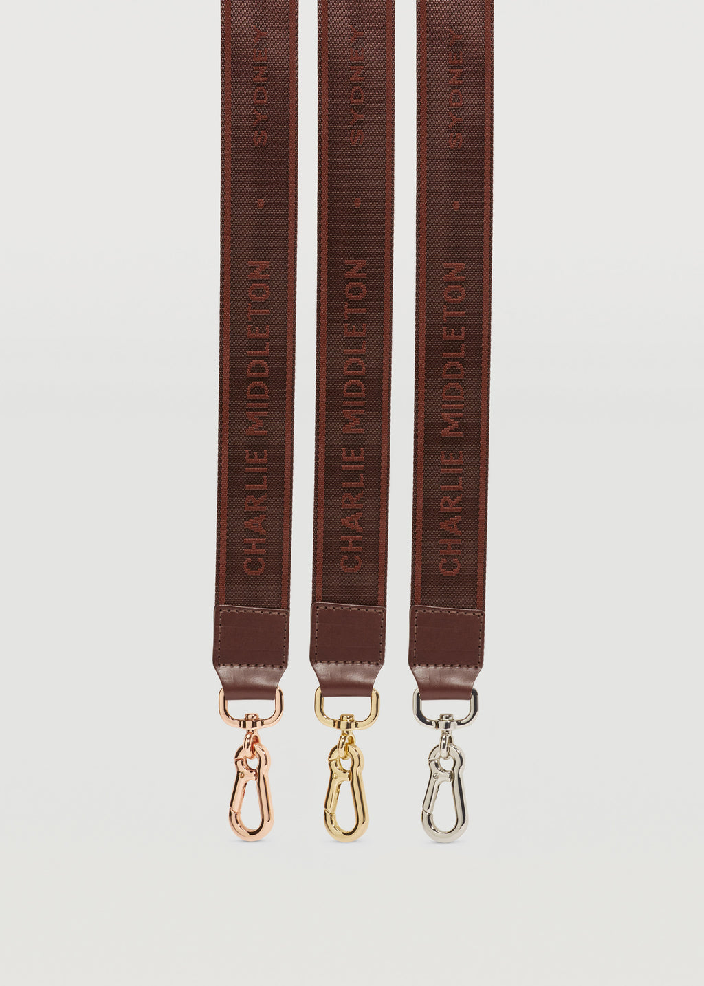 Chestnut Logo Strap – Charlie Middleton