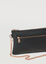 Black Nappa London Clutch