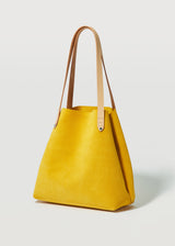 Canary Suede Mini Bespoke Tote