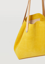 Canary Suede Mini Bespoke Tote