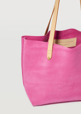 Fuchsia Suede Mini Bespoke Tote