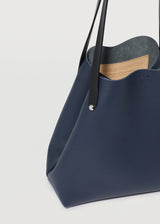 Navy Nappa Mini Bespoke Tote