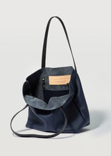 Navy Nappa Mini Bespoke Tote