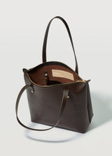 Espresso Mini Bespoke Zip Tote