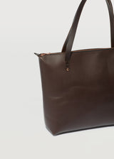 Espresso Bespoke Zip Tote