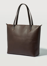 Espresso Bespoke Zip Tote