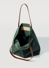 Emerald Suede Bespoke Tote