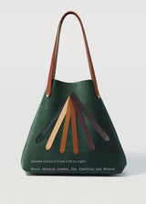 Emerald Suede Bespoke Tote