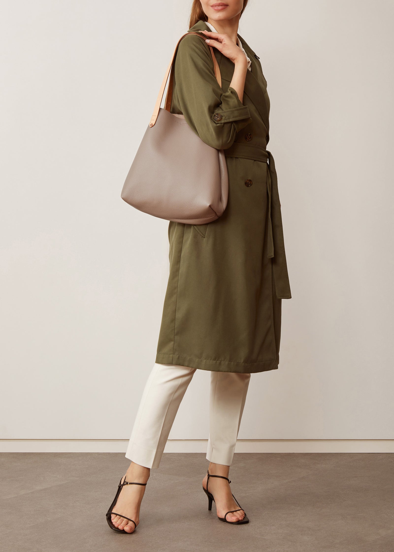 Taupe Mini Bespoke Tote – Charlie Middleton