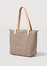 Taupe Mini Bespoke Zip Tote