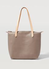 Taupe Mini Bespoke Zip Tote