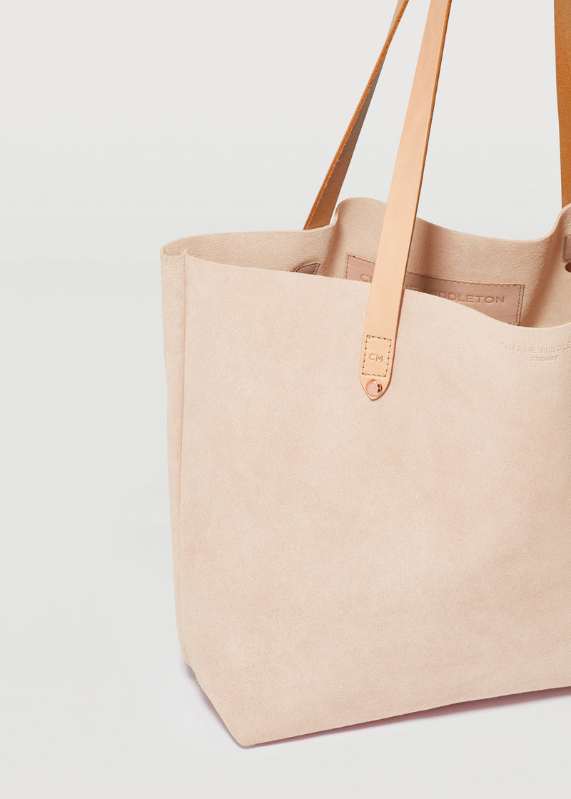 Nude Suede Bespoke Tote