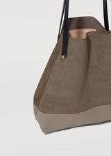 Taupe Two Tone Bespoke Tote