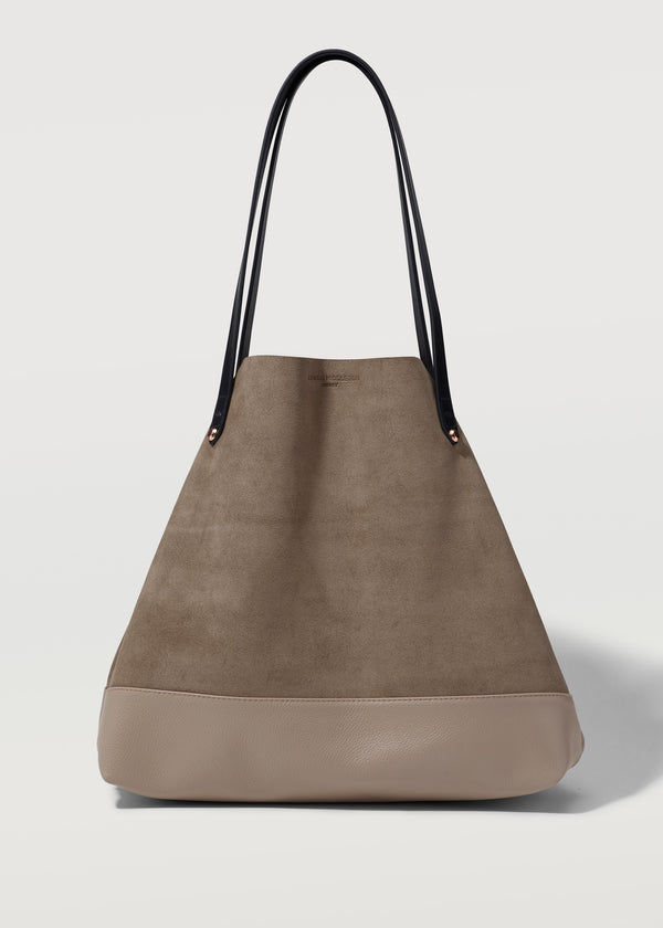 Taupe Two Tone Bespoke Tote