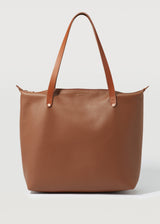 Tan Nappa Bespoke Zip Tote