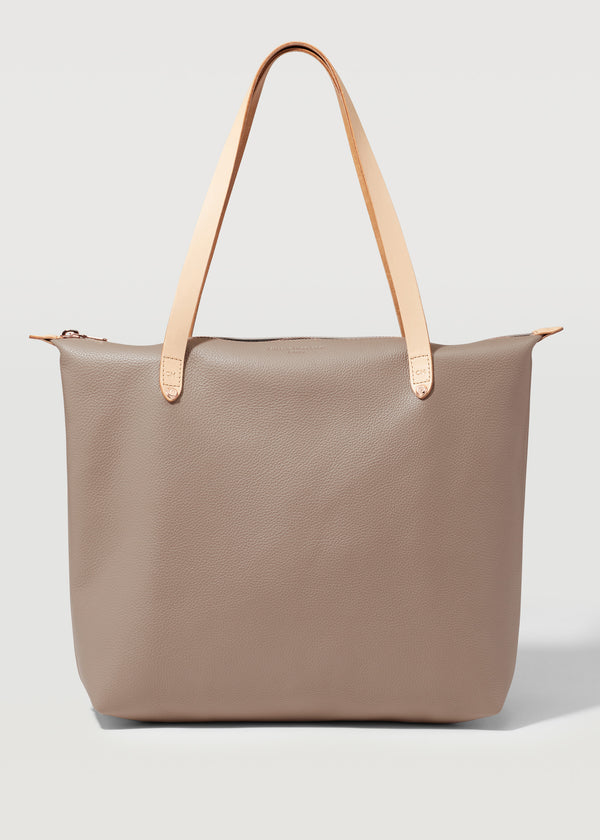 Taupe Bespoke Zip Tote