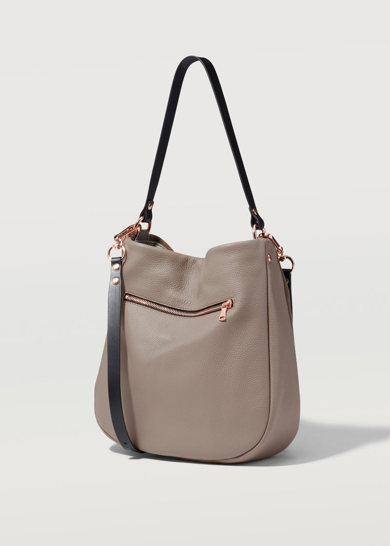 Taupe Two Tone Billie Shoulder Bag