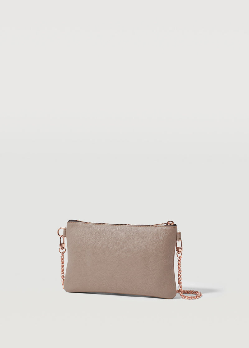 Taupe London Clutch