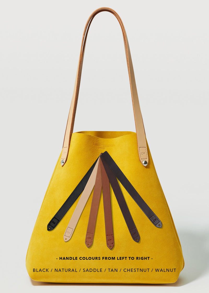 Canary Suede Mini Bespoke Tote