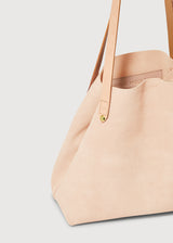 Nude Suede Mini Bespoke Tote