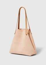 Nude Suede Mini Bespoke Tote