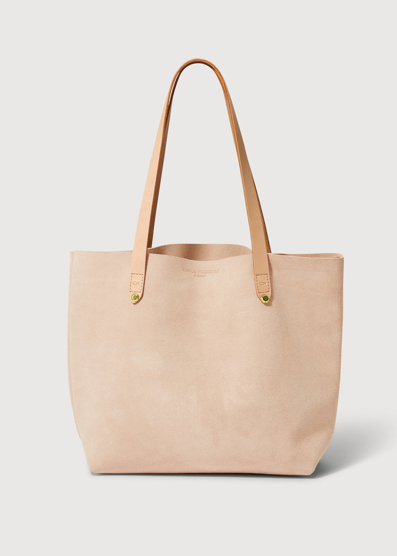 Nude Suede Mini Bespoke Tote