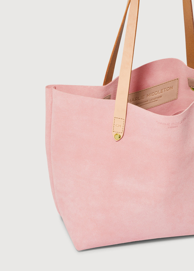 Rose Suede Mini Bespoke Tote