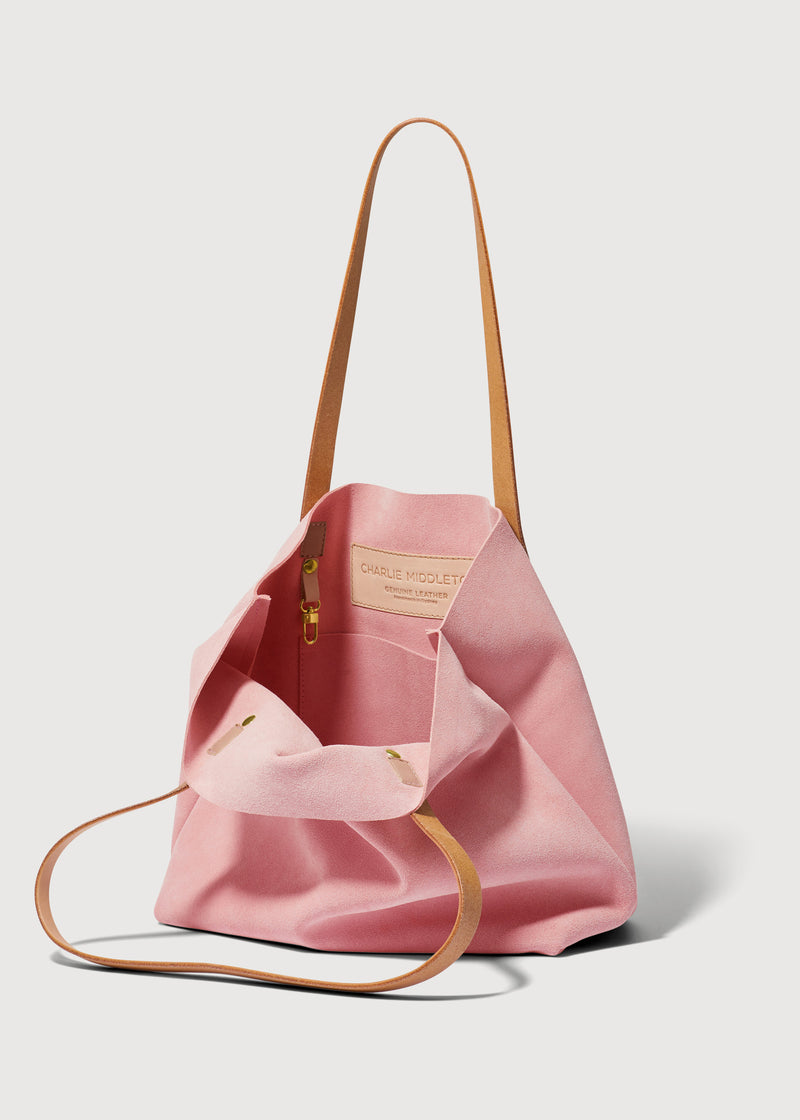 Rose Suede Mini Bespoke Tote