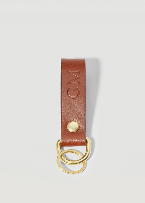 Tan River Key Ring