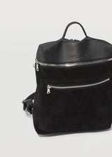 Black Two Tone Large Backpack