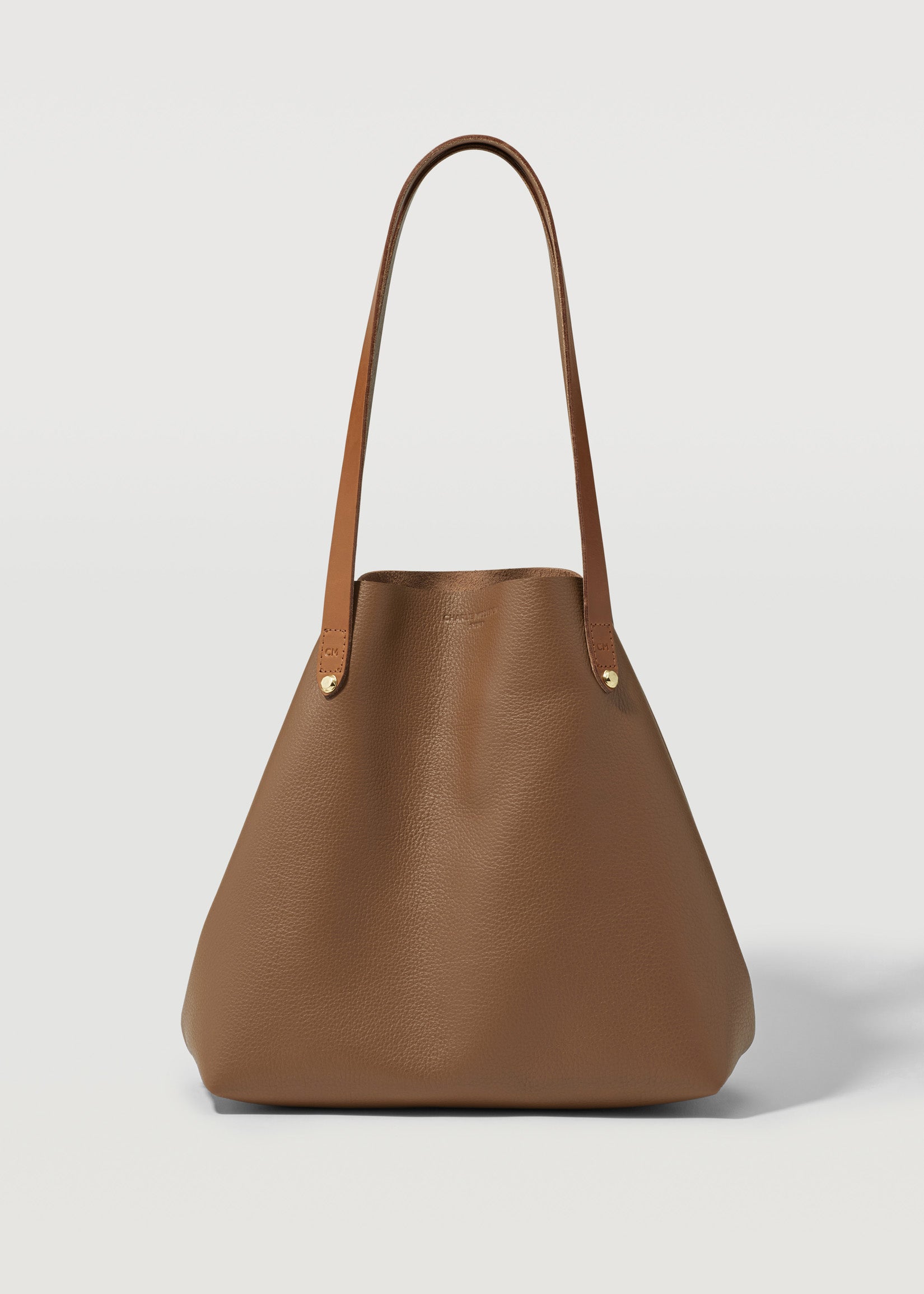 ワンピなど最旬ア！ Tote Bespoke Mini Nappa Tan – Middleton Charlie バッグ
