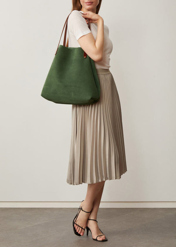 Forest Suede Bespoke Tote