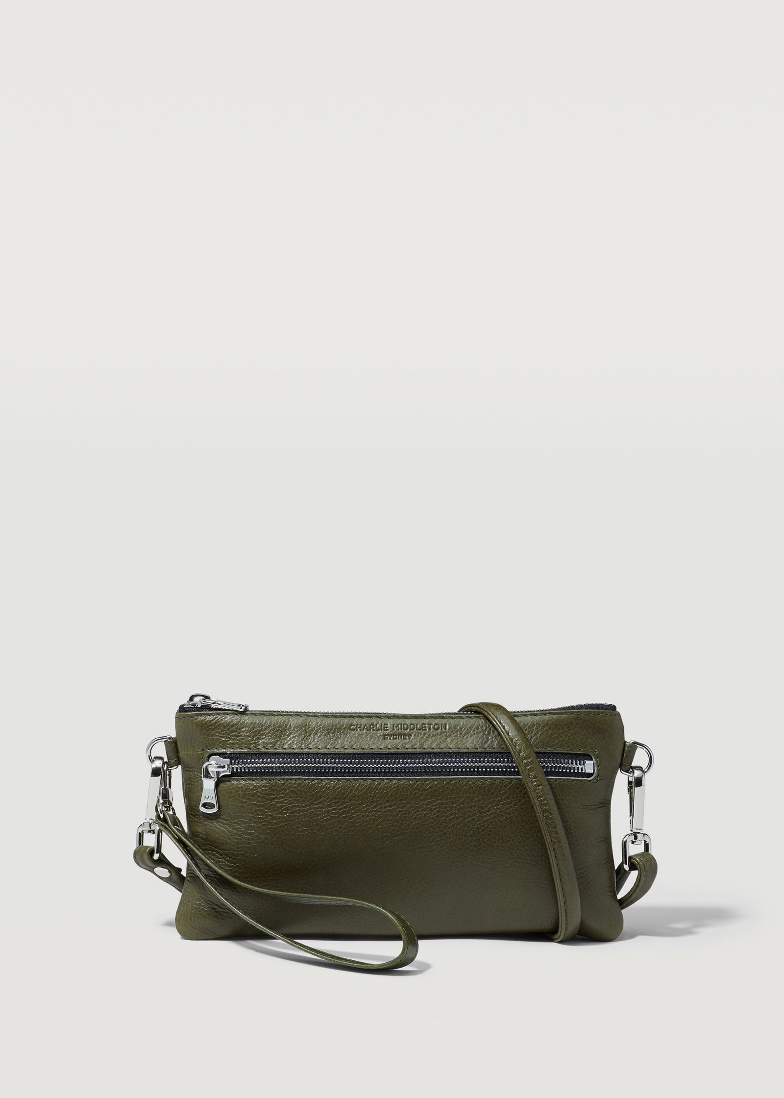 Seaweed Mini Dual Zip Crossbody – Charlie Middleton