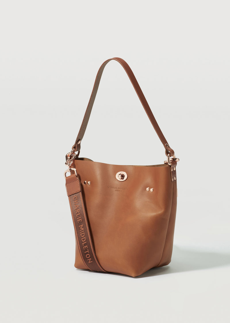 Saddle Mini Ivy Bucket Bag