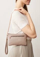 Taupe London Clutch