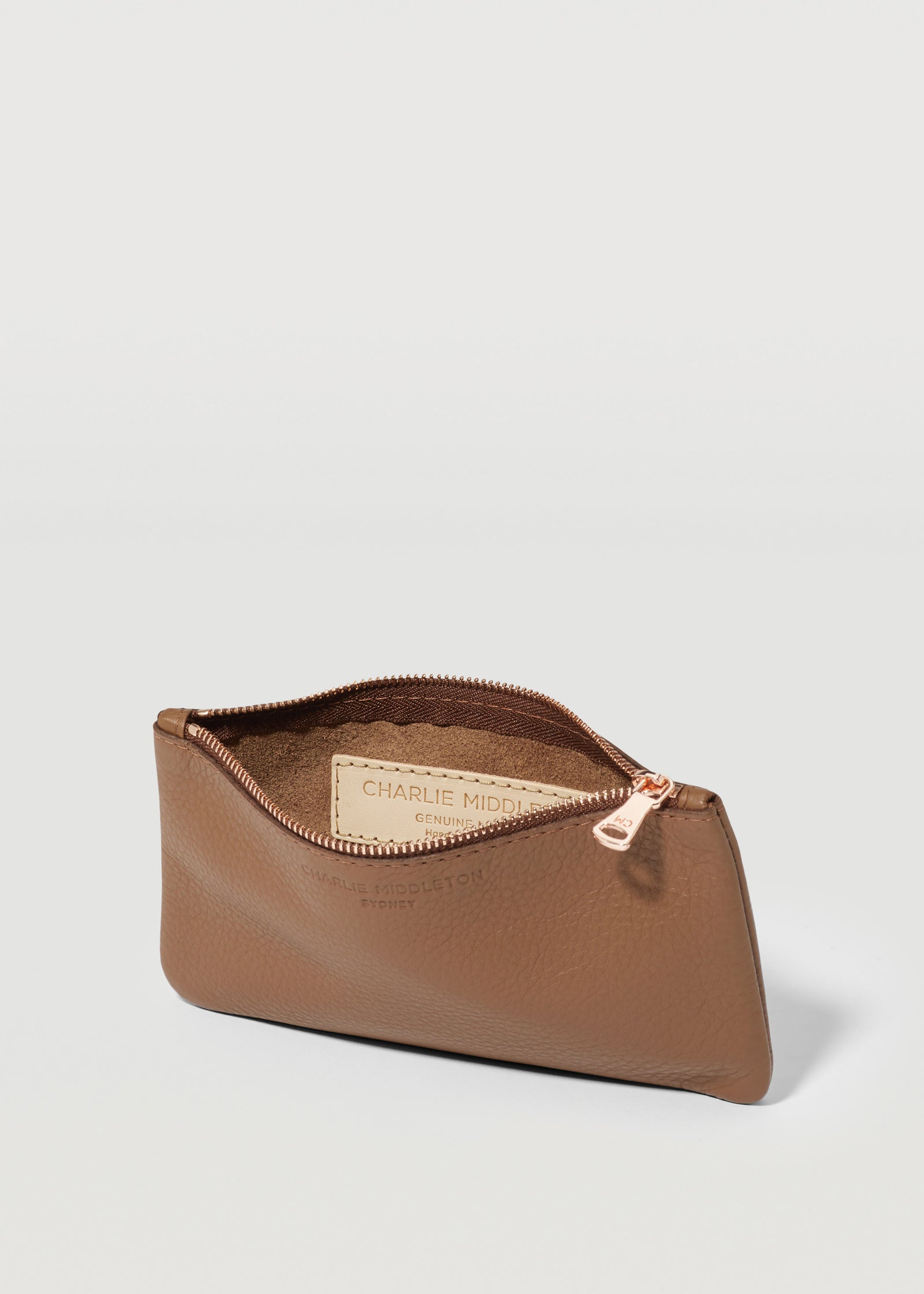Tan Nappa Mini Pochette – Charlie Middleton